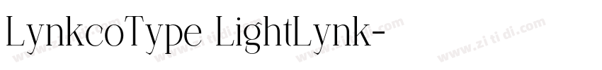 LynkcoType LightLynk字体转换